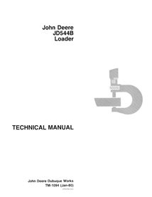 Cargador de ruedas John Deere 544B pdf manual técnico - John Deere manuales - JD-TM1094-EN