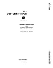 JD-OMN159352 John Deere 482 cotton stripper operator's manual (OMN159352)