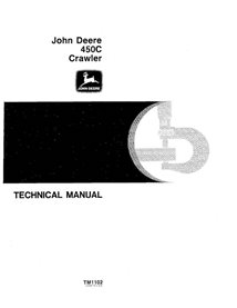 TM1102 John Deere 450C crawler dozer technical manual (TM1102)