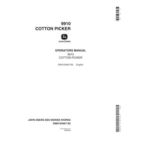 JD-OMN159567 John Deere 9910 cotton picker pdf operator's manual