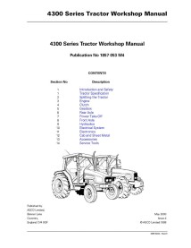 Manuel d'atelier du tracteur Massey Ferguson 4215/4220/4225/4235/4245/4255/4260/4270 - Massey-Ferguson manuels - MF-1857053M4