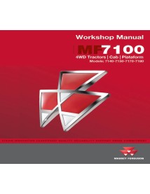 Massey Ferguson MF 7140 / 7150 / 7170 / 7180 tractor workshop manual - Massey Ferguson manuals - MF-TRACTOR-7100