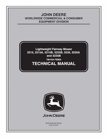 John Deere 3215, 3215A, 3215B, 3225B, 3235, 3235A and 3235B mower pdf technical manual  - John Deere manuals - JD-TM1534-EN