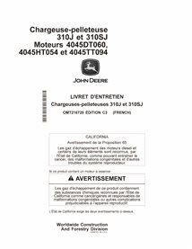 Manuel de l'opérateur pour tractopelle John Deere 310J, 310SJ C3 pdf FR - John Deere manuels - JD-OMT216725-FR