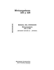 John Deere 325, 328 minicargadora pdf manual del operador ES - John Deere manuales - JD-OMT205057-ES