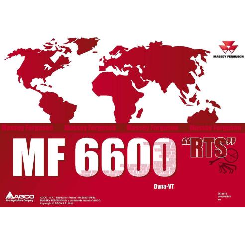 Calendrier de réparation du tracteur Massey Ferguson MF 6600 Series - Massey-Ferguson manuels - MF-7060991M1