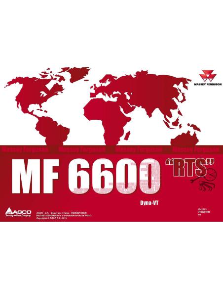 Calendrier de réparation du tracteur Massey Ferguson MF 6600 Series - Massey-Ferguson manuels - MF-7060991M1