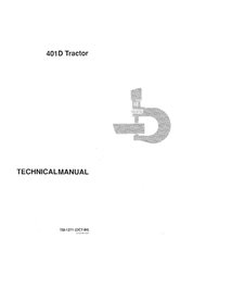 John Deere 410D tractor pdf technical manual  - John Deere manuals - JD-TM1271-EN