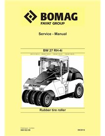 Manual de serviço em pdf do rolo de pneus de borracha BOMAG BW27 RH-4i - BOMAG manuais - BOMAG-00892289-SM-EN