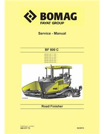 BOMAG-00891773-SM Manuel d'entretien pdf du finisseur sur roues BOMAG BF800 C