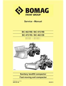 Manual de serviço em pdf do compactador de solo BOMAG BC462, BC472 - BOMAG manuais - BOMAG-00892355-SM-EN