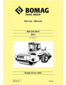 BOMAG BW226 DH-4 BVC rodillo pdf manual de servicio - BOMAG manuales - BOMAG-00891689-SM-EN