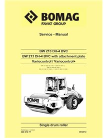 Manual de serviço em pdf do rolo BOMAG BW213 DH-4 BVC - BOMAG manuais - BOMAG-00891677-h12-SM-EN