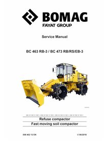 Manual de serviço em pdf do compactador BOMAG BC463, BC473 RB-3 - BOMAG manuais - BOMAG-00840212EN-f18