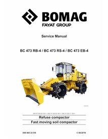 Manual de serviço em pdf do compactador BOMAG BC473 RB-4, BC473 RS-4, BC473 EB-4 - BOMAG manuais - BOMAG-00840022EN-f18