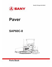 Catálogo de peças em pdf da pavimentadora de esteira Sany SAP60C-8 - Sany manuais - SANY-SAP60C-8-PC