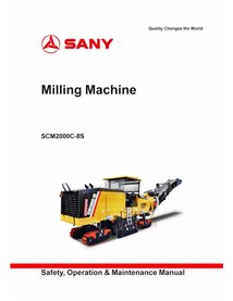 Fresadora Sany SCM2000C-8S manual de operación y mantenimiento pdf - Sany manuales - SANY-SCM2000C-OM-EN