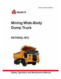 Sany SKT90S dump truck pdf operation and maintenance manual  - SANY manuals - SANY-SKT90S-OM-EN