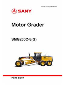 Catálogo de peças em pdf da motoniveladora Sany SMG200C-8(G) - Sany manuais - SANY-SMG200C-8-PC