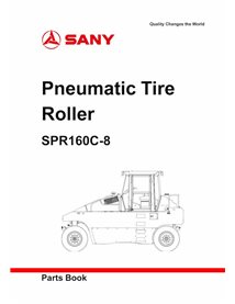 Sany SPR160C-8, SPR200C-8 pneumatic tire roller pdf parts catalog  - SANY manuals - SANY-SPR160C-PC