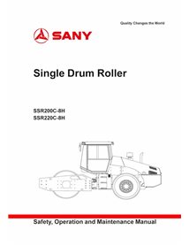 Manual de operación y mantenimiento en pdf del rodillo de un solo tambor Sany SSR200C-8H, SSR220C-8H - Sany manuales - SANY-S...