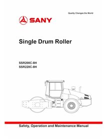 SANY-SSR200-220C-8H-OM Sany SSR200C-8H, SSR220C-8H rouleau monocylindre pdf manuel d'utilisation et d'entretien