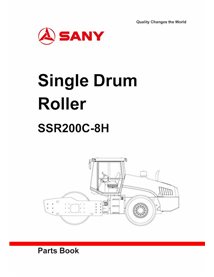 Catálogo de piezas en pdf del rodillo de un solo tambor Sany SSR200C-8H - Sany manuales - SANY-SSR200C-8H-PC