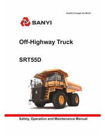 Camión Sany SRT55D manual de operación y mantenimiento pdf - Sany manuales - SANY-SRT55D-OM-EN