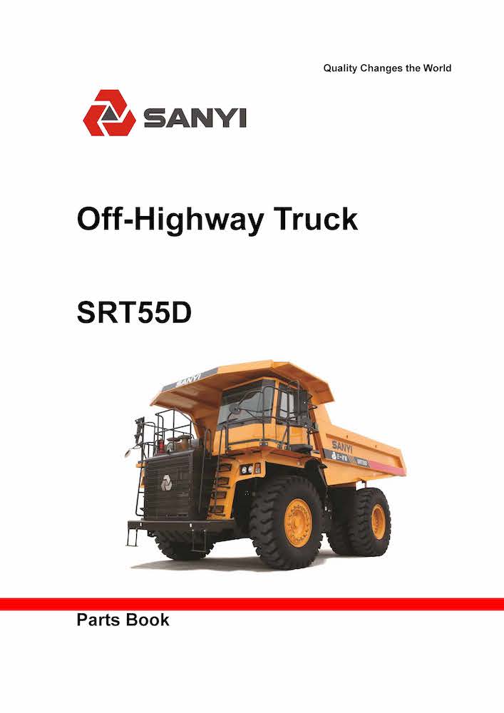 Sany SRT55D truck pdf parts catalog