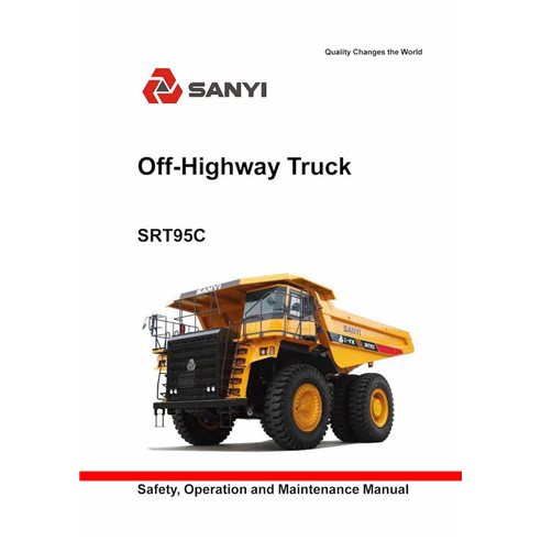 Manual de operação e manutenção em pdf do caminhão Sany SRT95C - Sany manuais - SANY-SRT95C-OM-EN