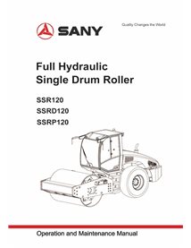 Sany SSR120, SSRD120, SSRP120 single drum roller pdf operation and maintenance manual  - SANY manuals - SANY-SSR120-OM-EN