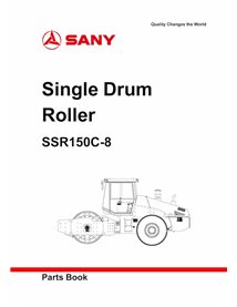 Catálogo de piezas en pdf del rodillo de un solo tambor Sany SSR150C-8 - Sany manuales - SANY-SSR150C-PC