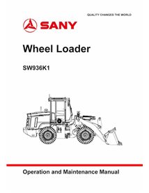 Sany SW936K1 wheel loader pdf operation and maintenance manual  - SANY manuals - SANY-SW936-OM-EN