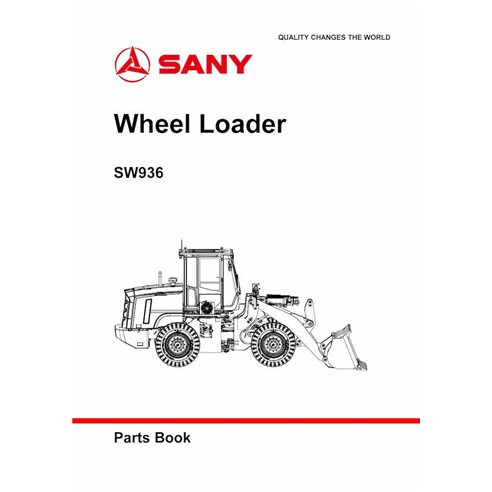 Catalogue de pièces pdf pour chargeuse sur pneus Sany SW936 - Sany manuels - SANY-SW936-PC
