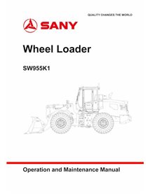 Manual de operação e manutenção em pdf da carregadeira de rodas Sany SW955K1 - Sany manuais - SANY-SW955K1-OM-EN