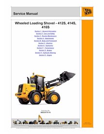 Manual de serviço em pdf da carregadeira de rodas JCB 412S, 414S, 416S - JCB manuais - JCB-9803-4170-16-SM-EN