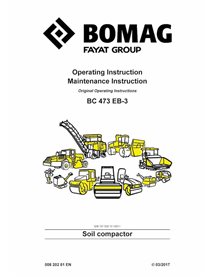 BOMAG BC473 EB-3 compactor pdf operation and maintenance manual  - BOMAG manuals - BOMAG-00820281EN-c17