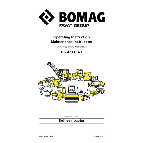 Compactador BOMAG BC473 EB-3 pdf manual de operación y mantenimiento - BOMAG manuales - BOMAG-00820281EN-c17