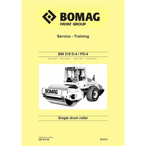 BOMAG-00891908-f12 BOMAG BW219 D-4, PD-4 rodillo de un solo tambor manual de servicio en pdf