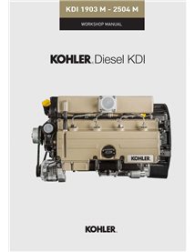 JCB-KOHLER-9806-6850-WM Manual de serviço em pdf do motor Kohler KDI1903M, KDI2504M