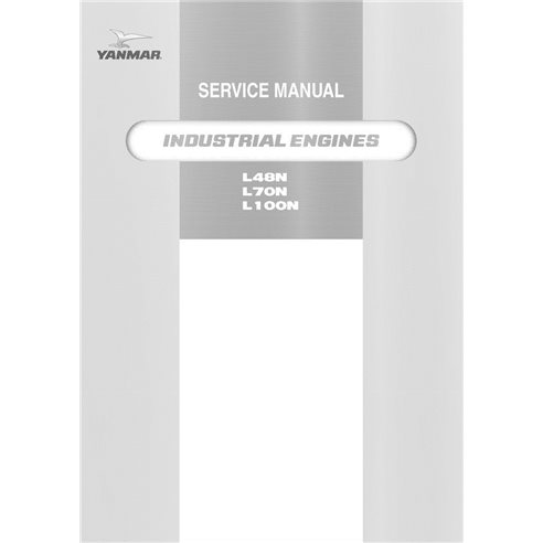 Manual de servicio en pdf del motor industrial Yanmar L48N, L70N, L100N - Yanmar manuales - YANMAR-0BLN0-G00100-SM-EN