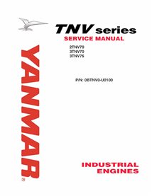 Manual de servicio en pdf del motor Yanmar TNV serie 2TNV70, 3TNV70, 3TNV76 - Yanmar manuales - YANMAR-0BTNV0-U0100-SM-EN