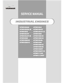 Manuel d'entretien pdf du moteur Yanmar série TNV - Yanmar manuels - YANMAR-0BTNV-G00101-SM-EN