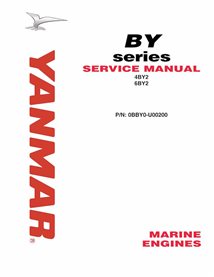 Manual de servicio en pdf del motor marino Yanmar 4BY2, 6BY2 - Yanmar manuales - YANMAR-0BBY0-U00200-SM-EN