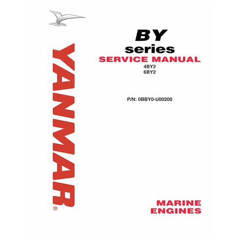 Manual de servicio en pdf del motor marino Yanmar 4BY2, 6BY2 - Yanmar manuales - YANMAR-0BBY0-U00200-SM-EN
