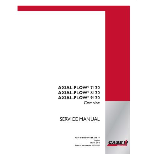 Manual de servicio de las cosechadoras combinadas Case Ih AXIAL-FLOW 7120, 8120, 9120 - Caso IH manuales - CASE-84526978