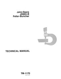 John Deere 693B feller buncher manual técnico em pdf - John Deere manuais - JD-TM1170-EN