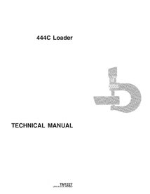 Manual técnico em pdf da carregadeira de rodas John Deere 444C - John Deere manuais - JD-TM1227-EN