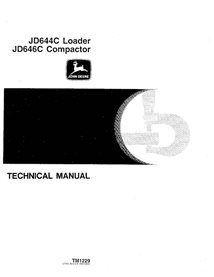 John Deere 644C, 646C cargadora de ruedas pdf manual técnico - John Deere manuales - JD-TM1229-EN