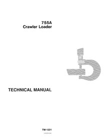 Manual técnico em pdf da carregadeira de esteira John Deere 755A - John Deere manuais - JD-TM1231-EN